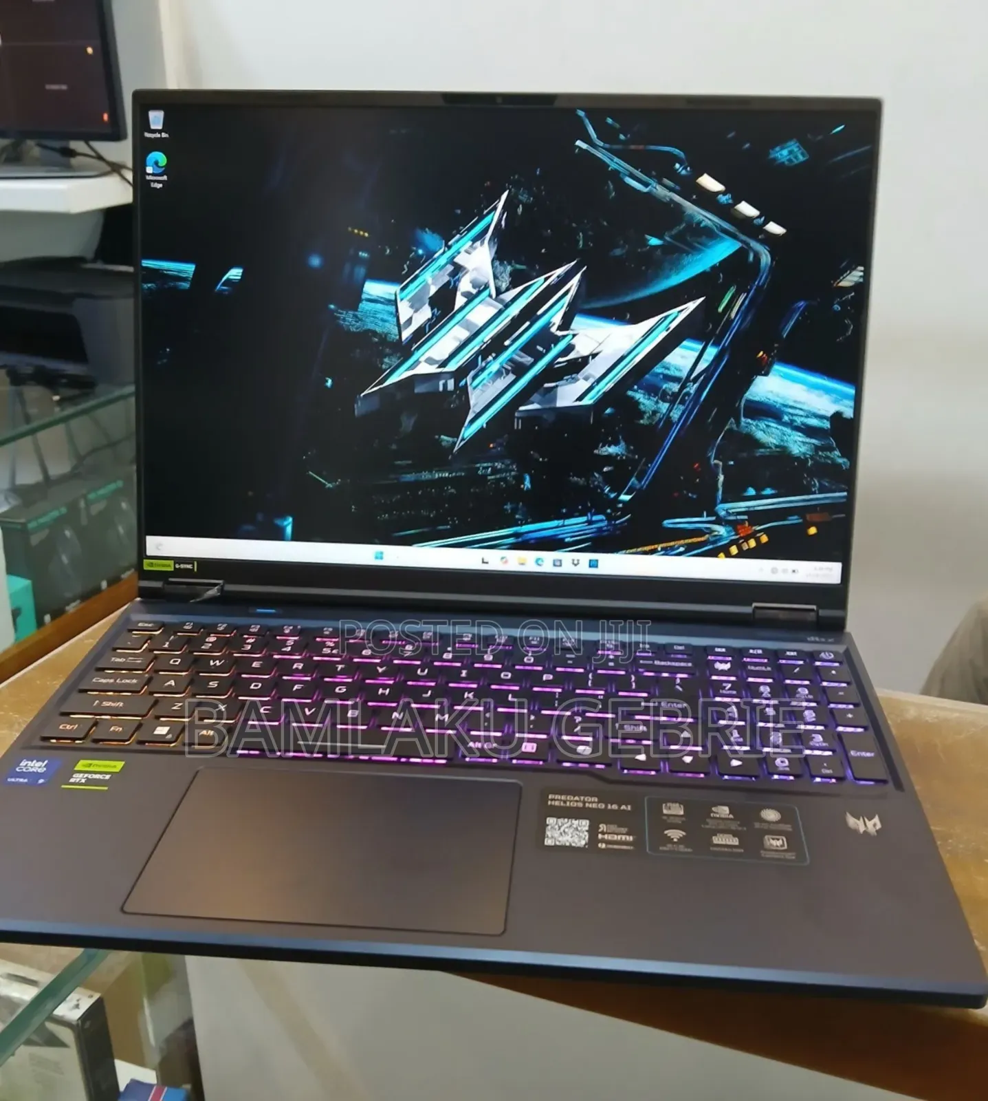 New Laptop Acer Predator Helios Neo 16 32GB Intel Core Ultra 9 SSD 1T