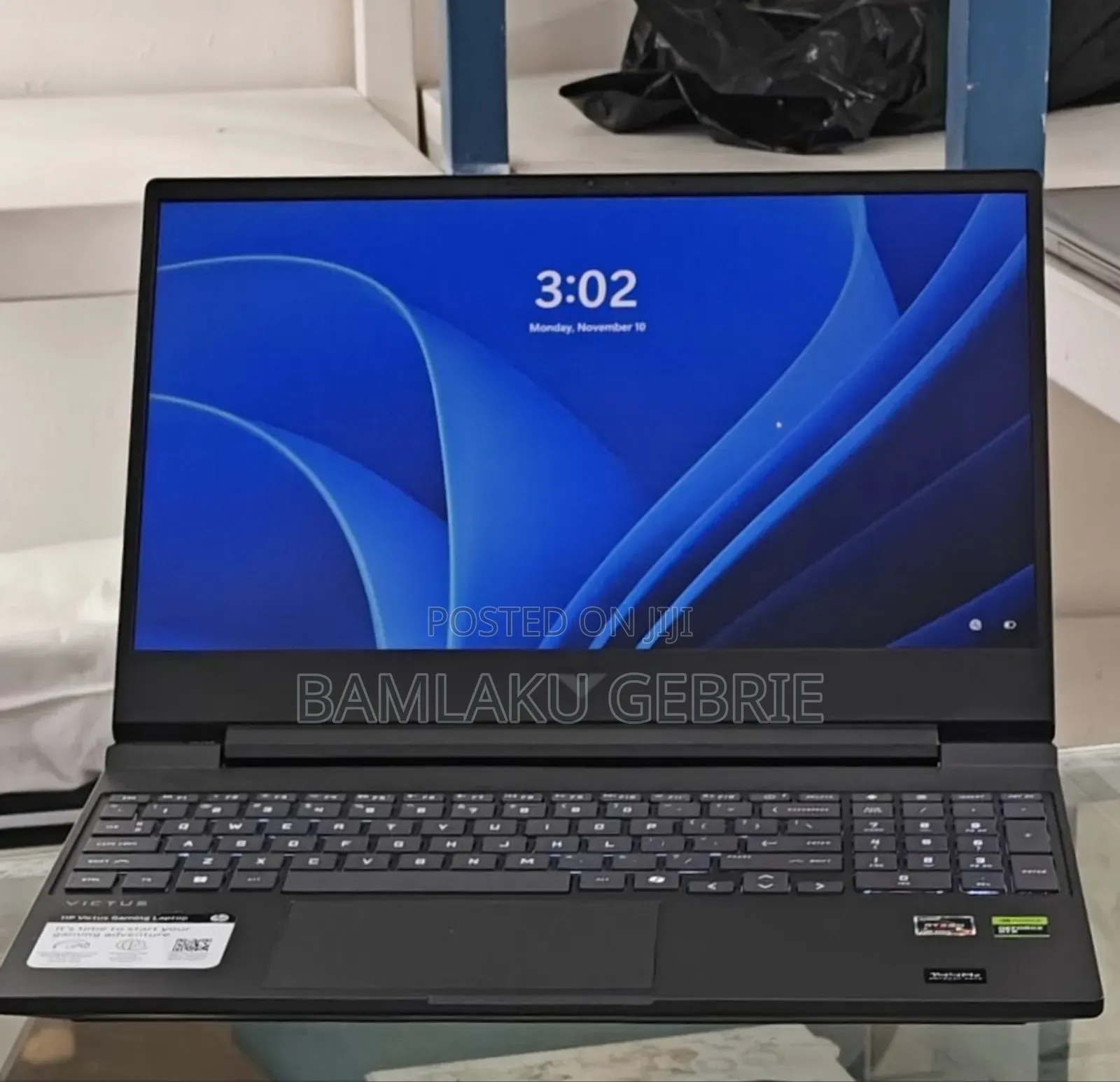 New Laptop HP Victus 16 16GB AMD Ryzen 7 SSD 512GB