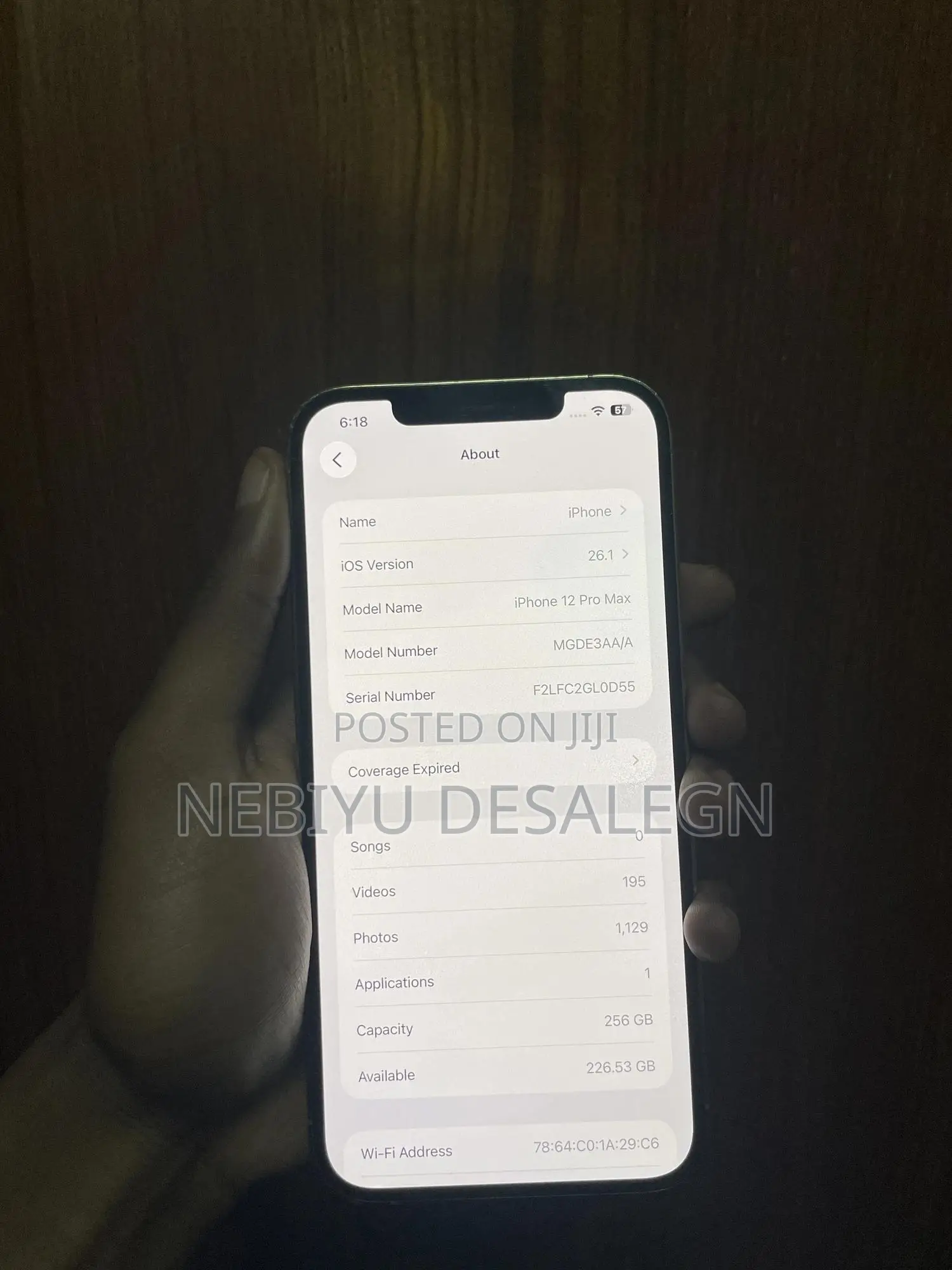 New Apple iPhone 12 Pro Max 256 GB White