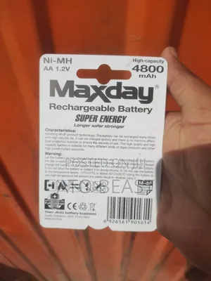 Maxday 4800 Mah Rechargeable Aa Ni-mh Batteries