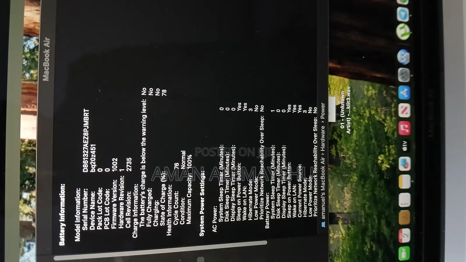 New Laptop Apple MacBook Air 2020 M1 16GB Apple M1 SSD 256GB