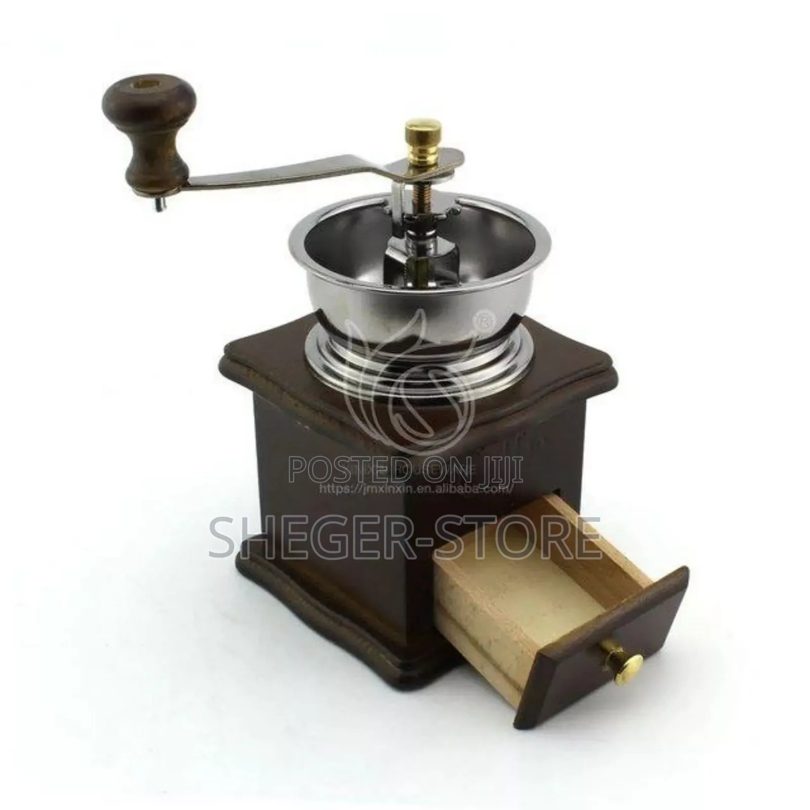 High Quality Manual Coffee Grinder (አነስተኛ የተቆላ ቡና መፍጪያ, ኤሌክትሪክ አይፈልግም)