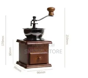 High Quality Manual Coffee Grinder (አነስተኛ የተቆላ ቡና መፍጪያ, ኤሌክትሪክ አይፈልግም)