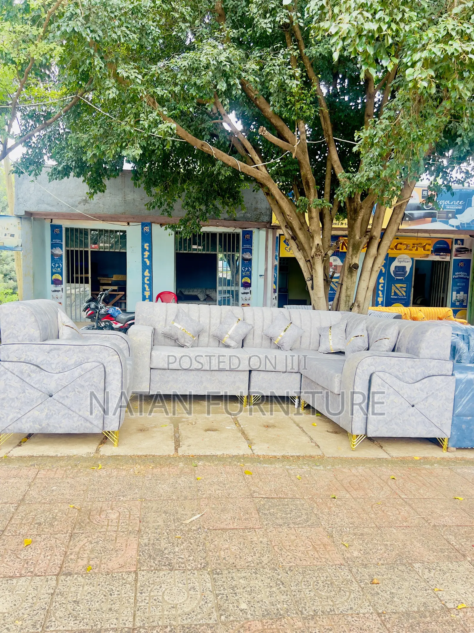 Stylish L Shaped Corner Sofa Made of Maleda Foam Hd #1