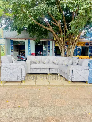 Stylish L Shaped Corner Sofa Made of Maleda Foam Hd #1