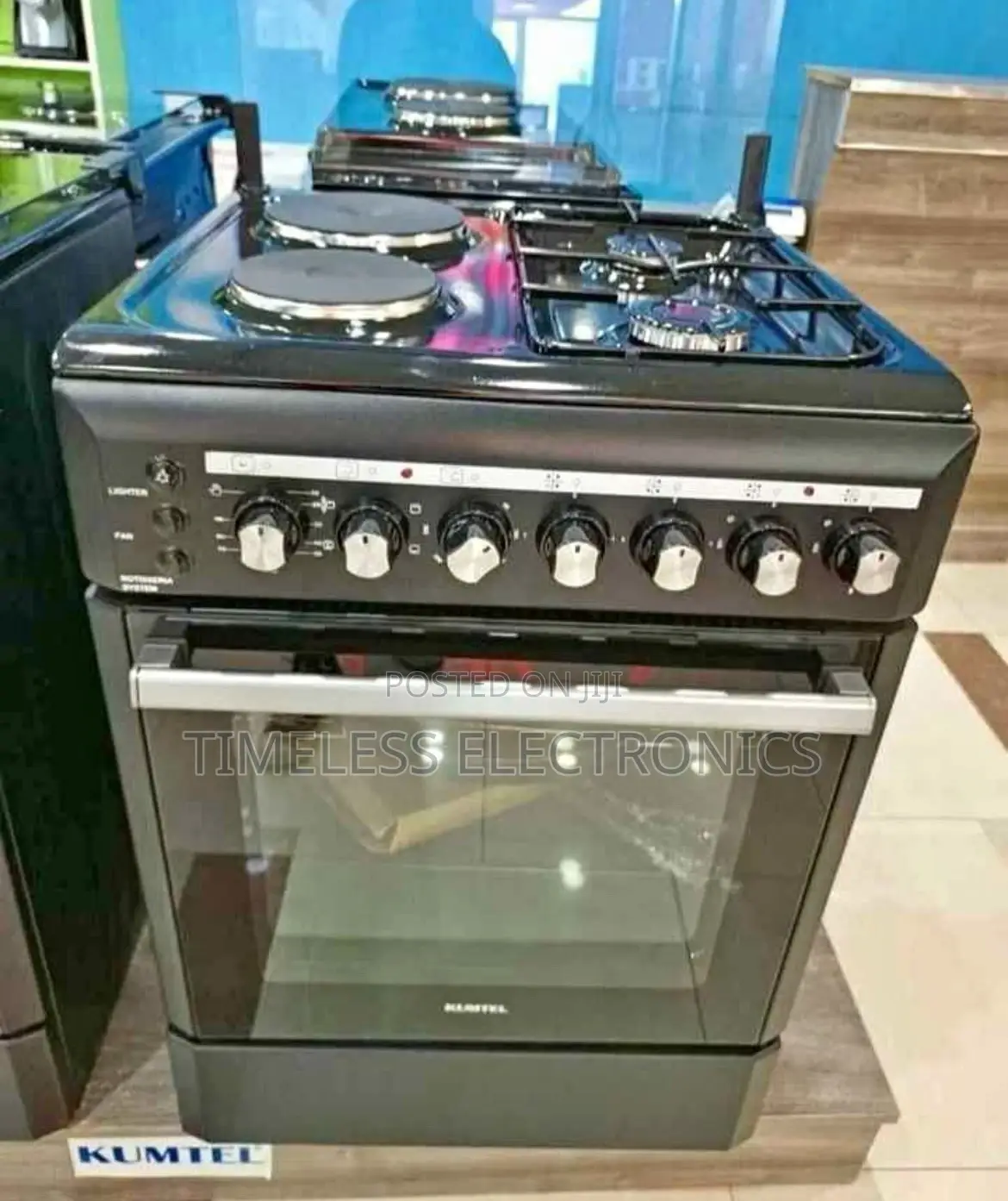 Kumtel 60×60 2 Gas + 2 Electric Oven – Versatile Kitchen Powerhouse