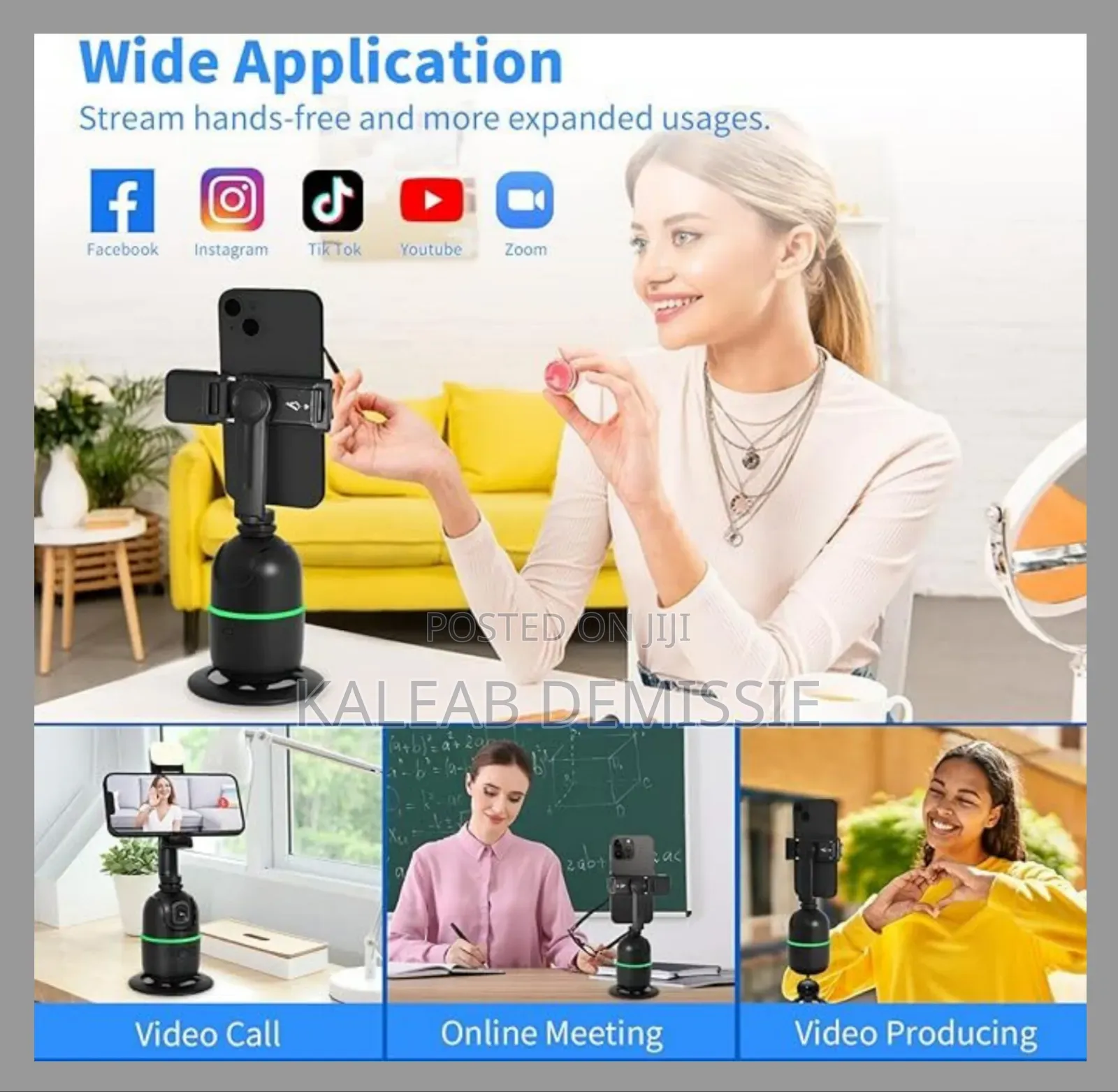 Auto Face Tracking Tripod