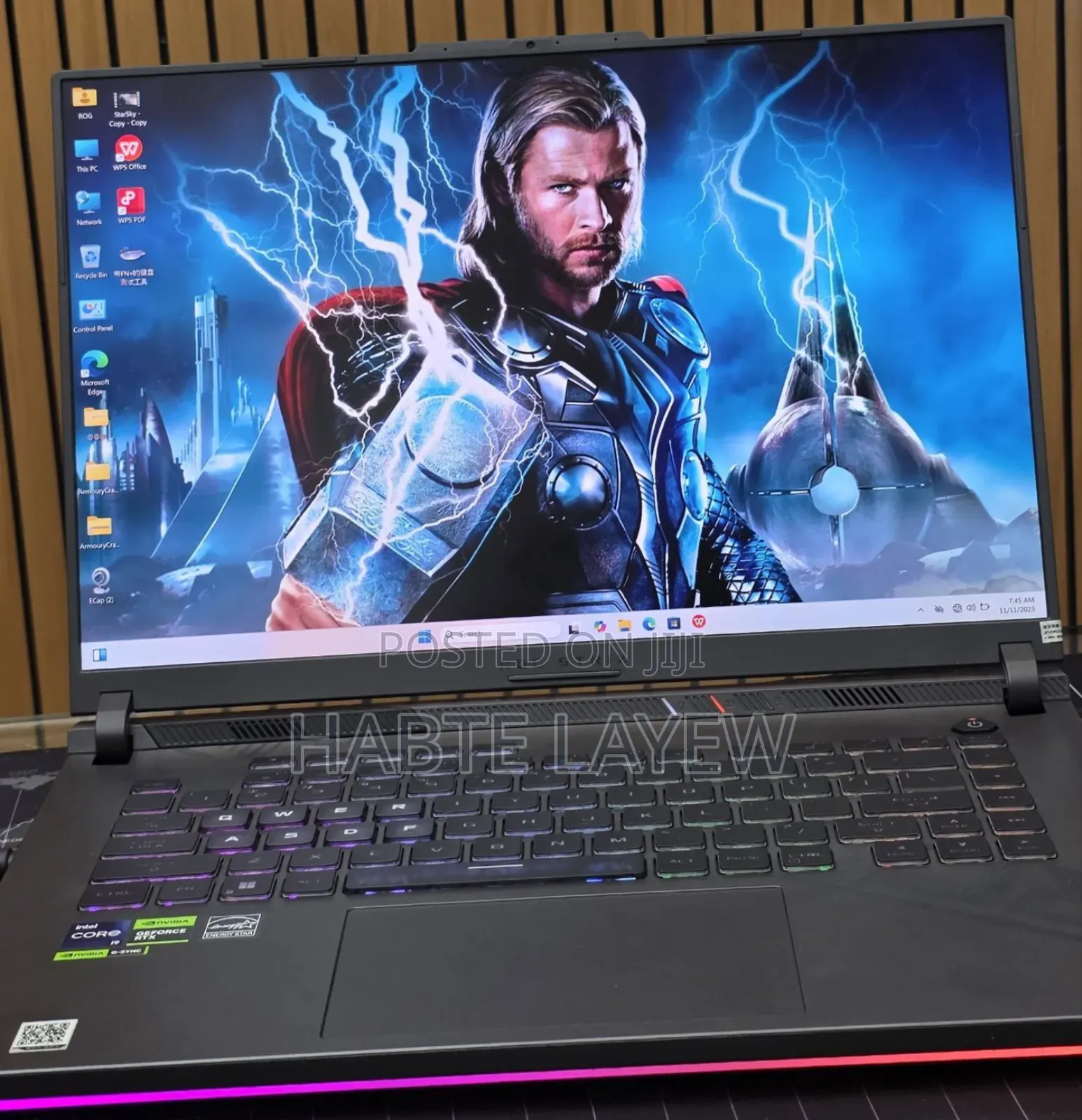 New Laptop Asus ROG Strix G15 16GB Intel Core I9 SSD 1T