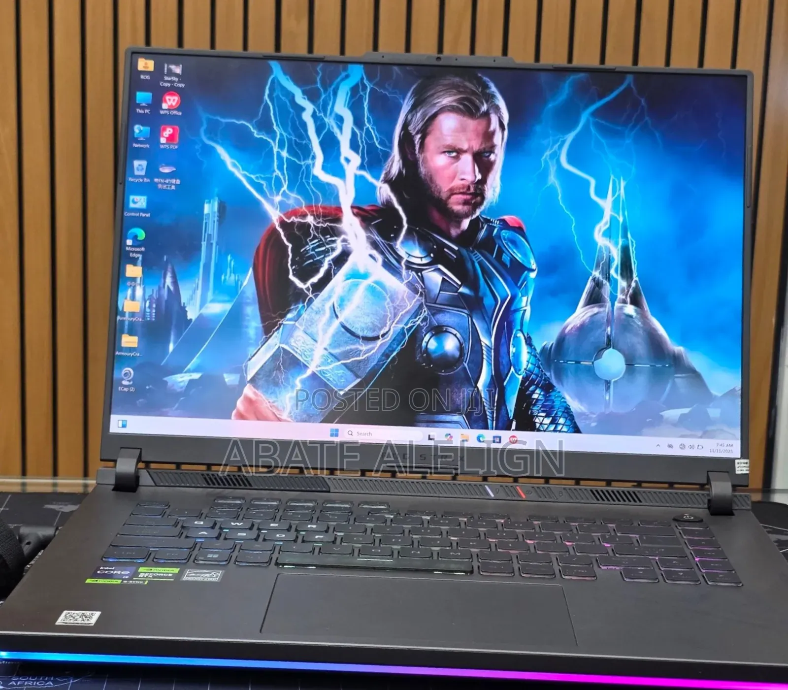 New Laptop Asus ROG Strix G16 G614 16GB Intel Core i9 SSD 1T