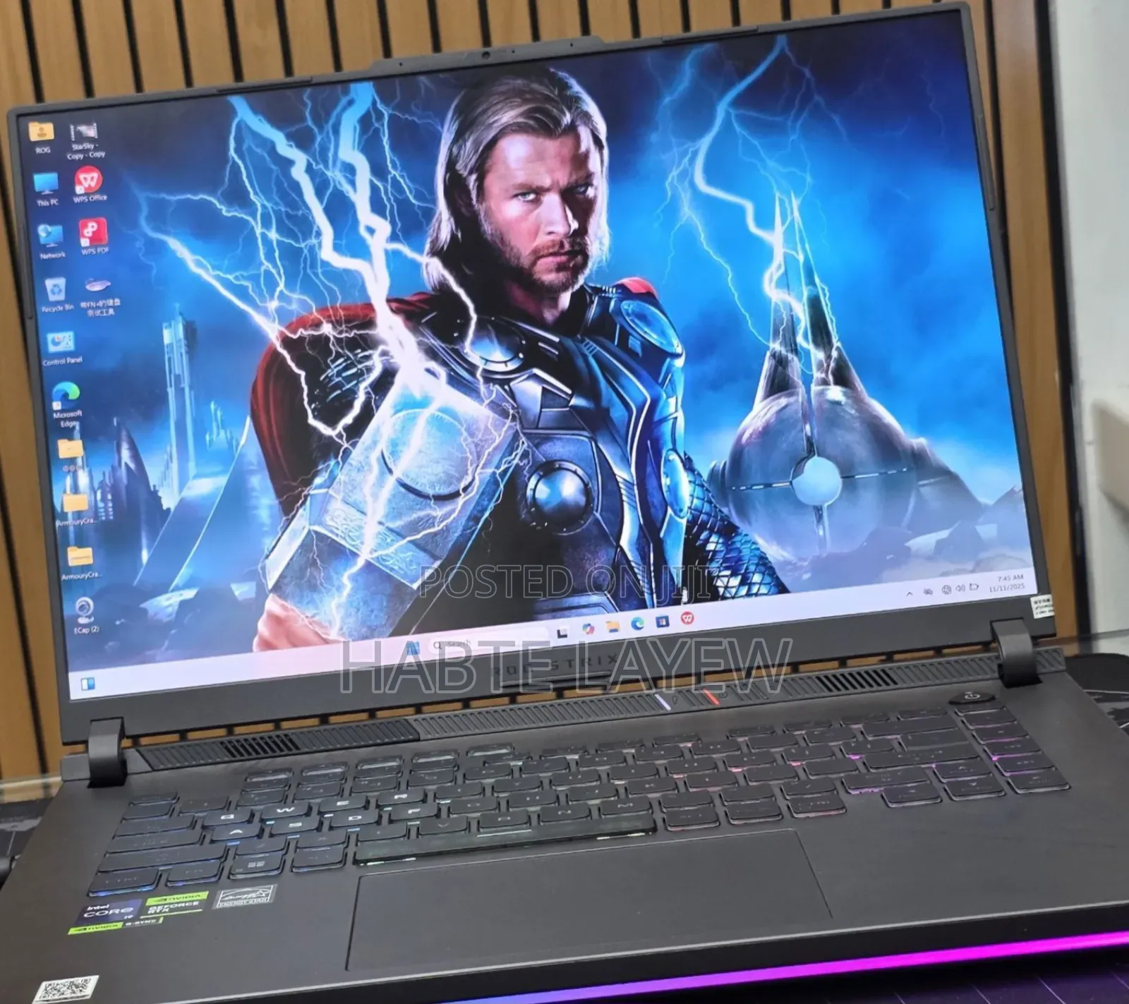 New Laptop Asus ROG Strix G15 16GB Intel Core I9 SSD 1T