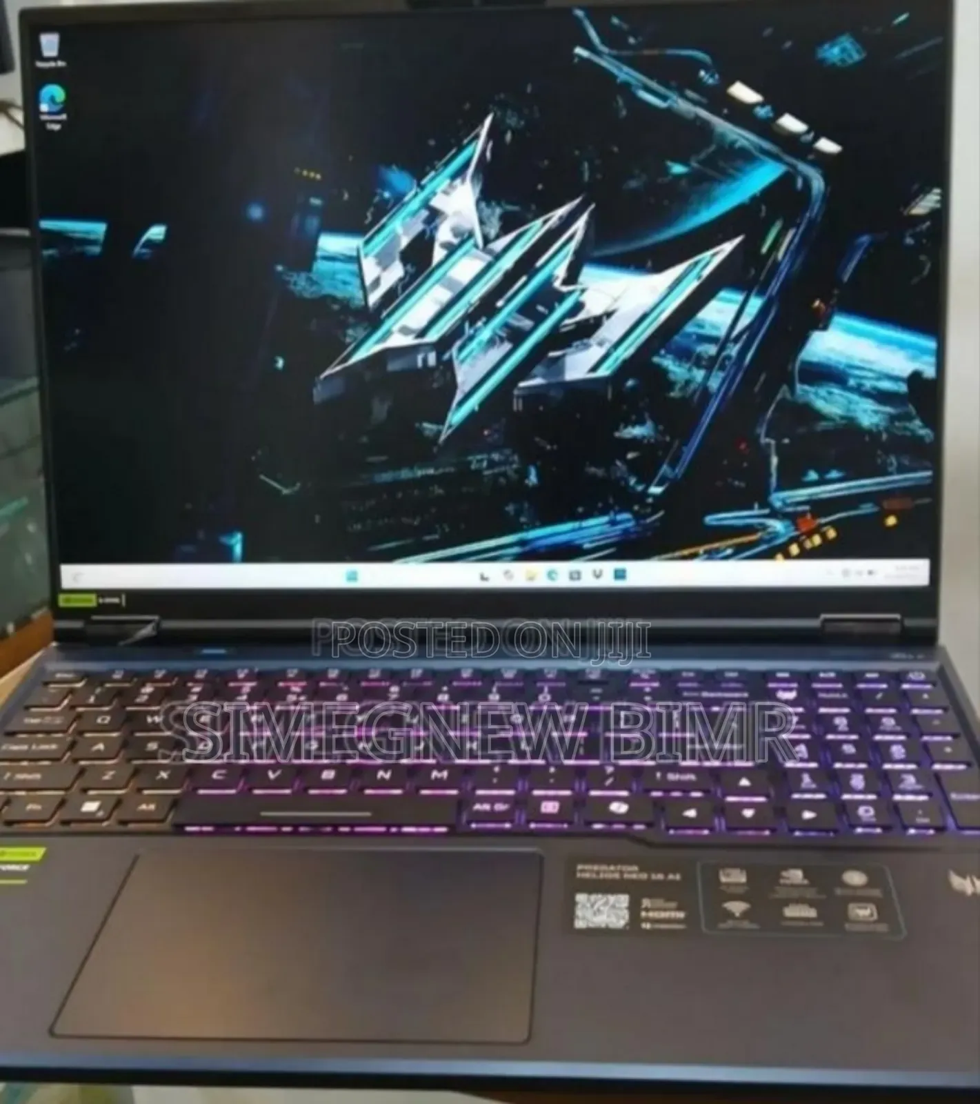 New Laptop Acer Predator Helios Neo 16 32GB Intel Core Ultra 9 SSD 1T