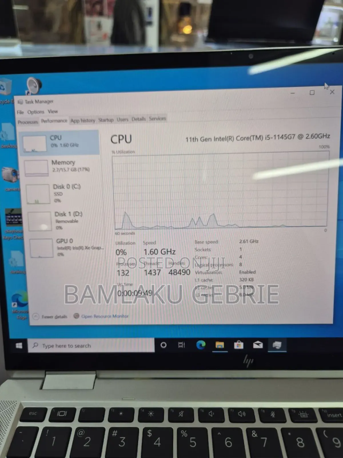 New Laptop HP EliteBook X360 1030 G8 16GB Intel Core I5 SSD 512GB