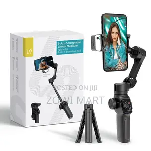 L9 Auto Face Tracking Gimbal Built-in Selfie Stick Anti-Shake