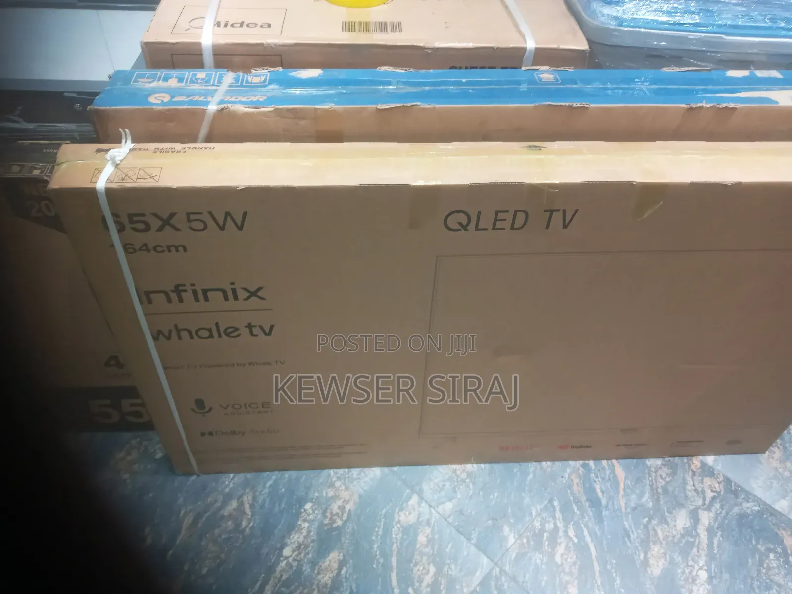 Infinx Tv 65inch Smart Frameless Screen