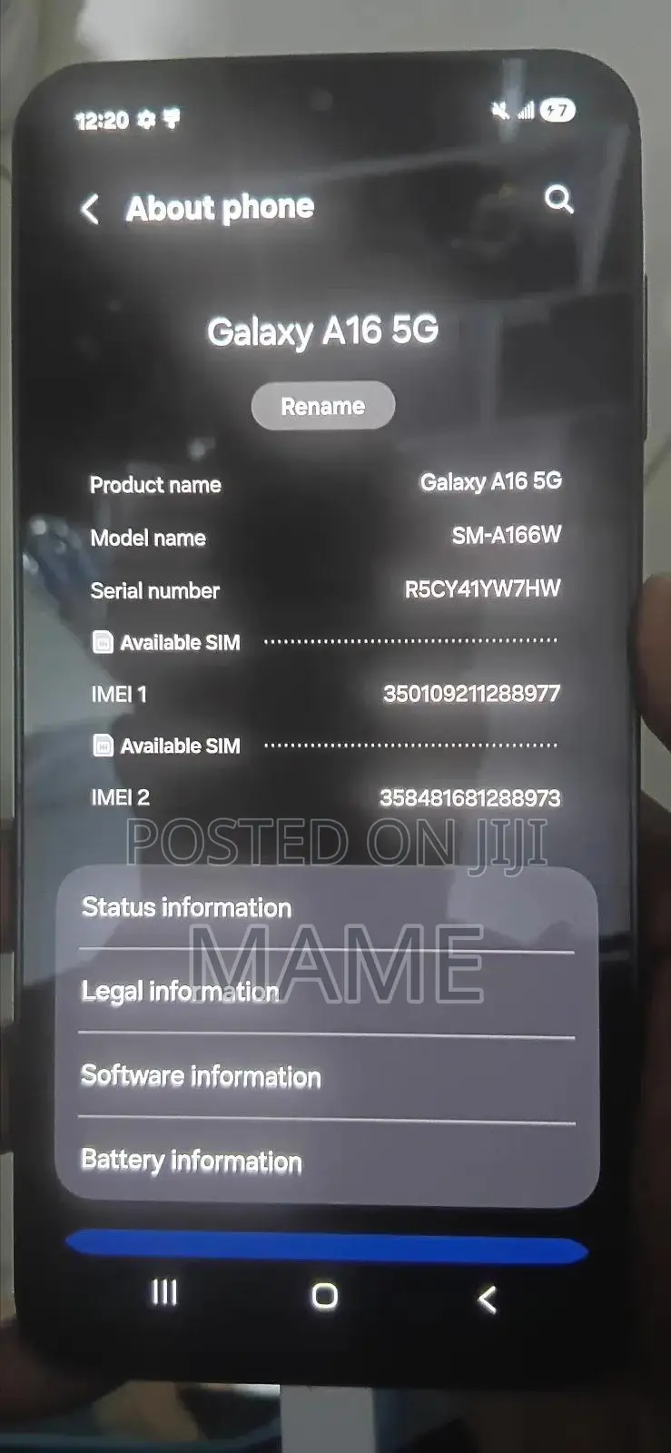 Samsung Galaxy A16 5G 128 GB Black