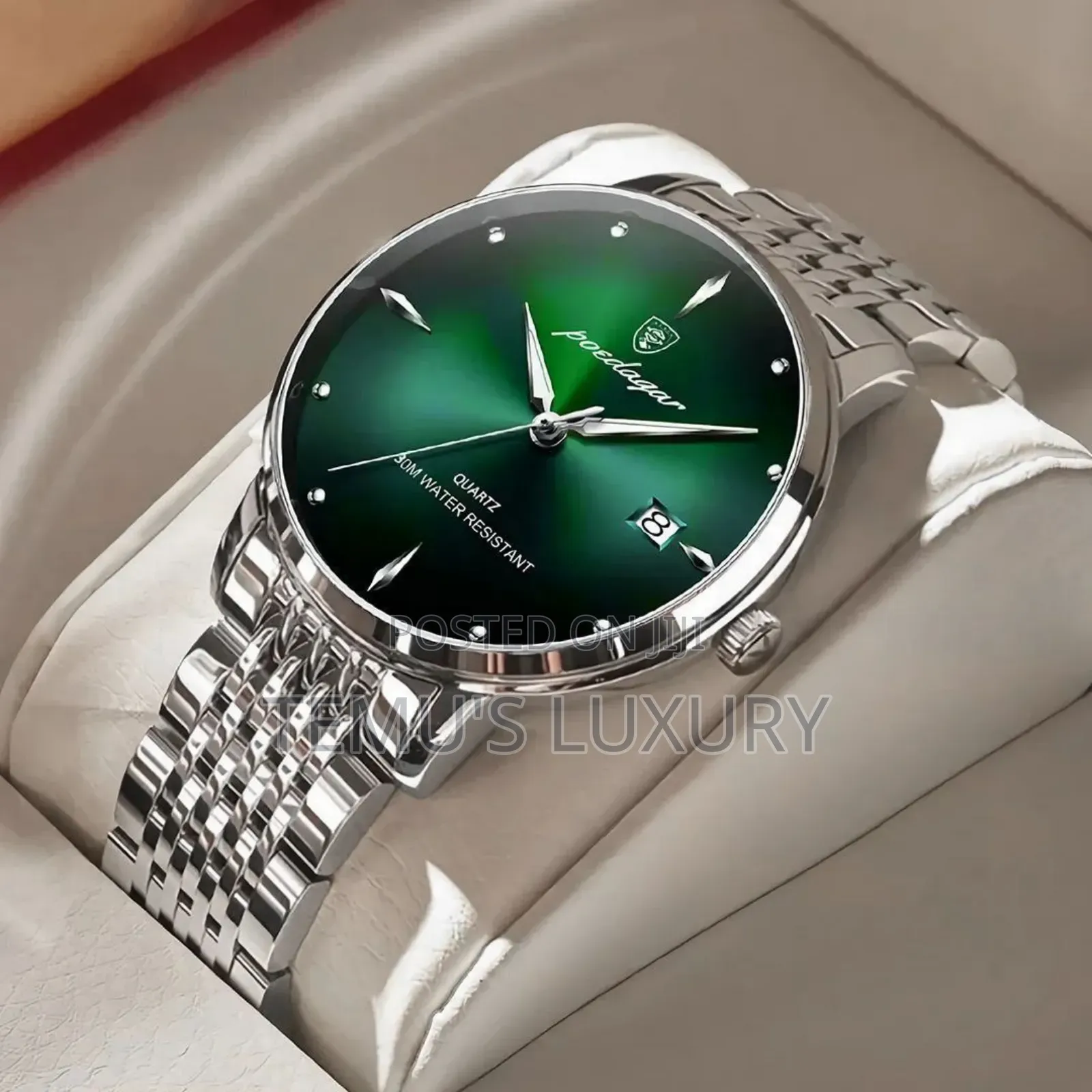 Poedagar Men Watch Luxury Men Watch Waterproof Stainless Steel Watches