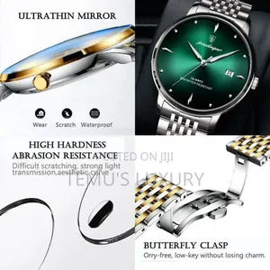 Poedagar Men Watch Luxury Men Watch Waterproof Stainless Steel Watches