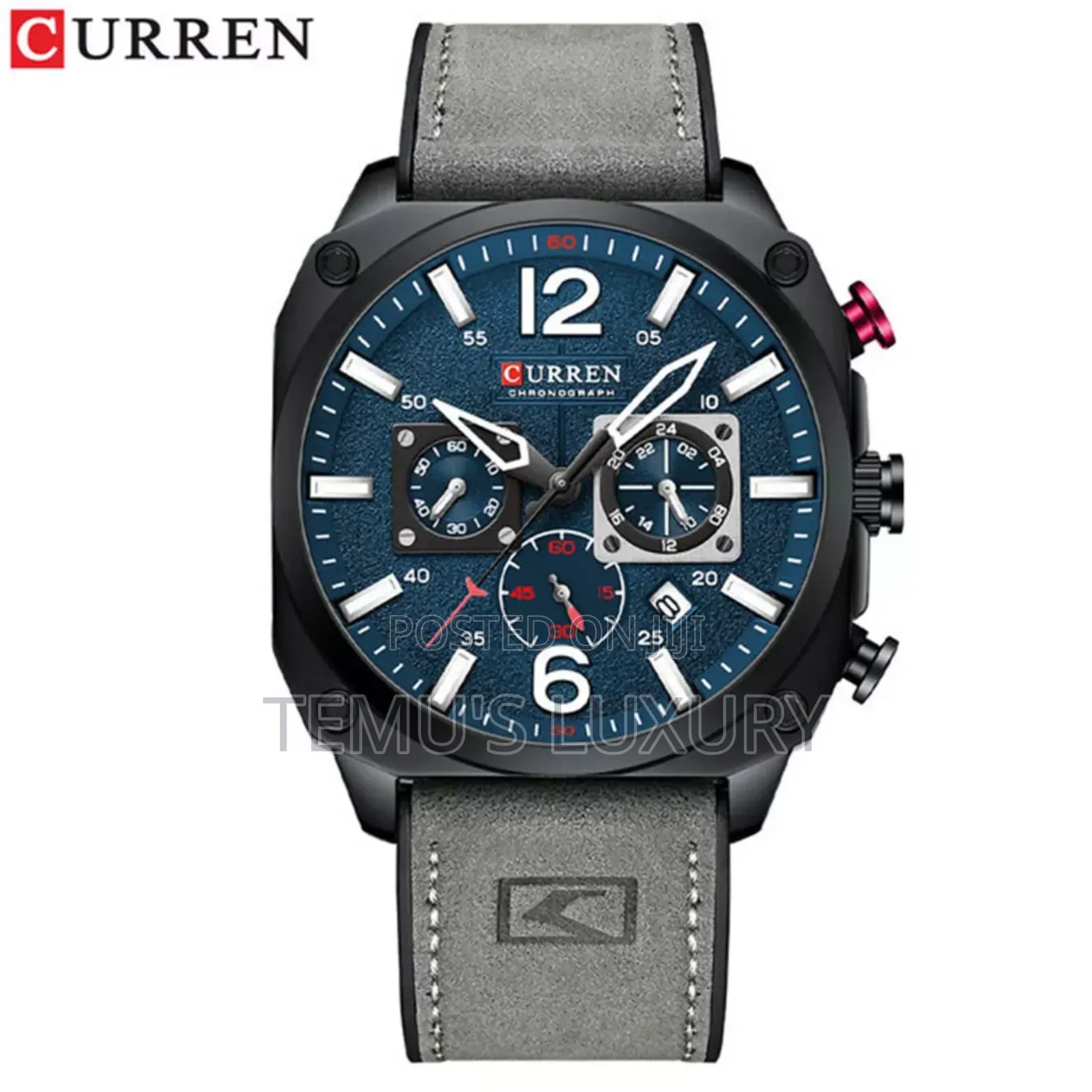 New Curren Watch Logo 8398 New High Quality Leather Business Watches