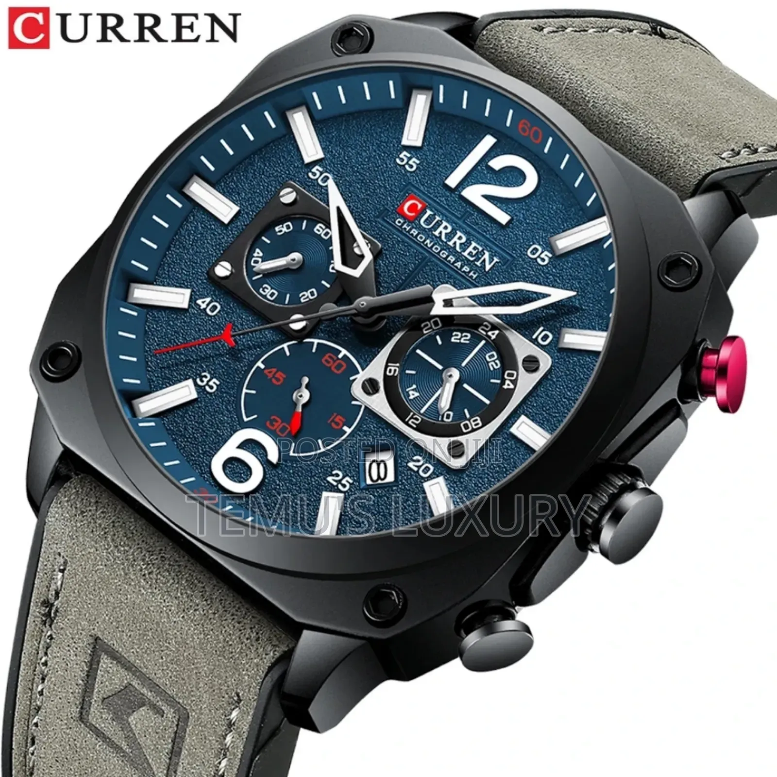 New Curren Watch Logo 8398 New High Quality Leather Business Watches