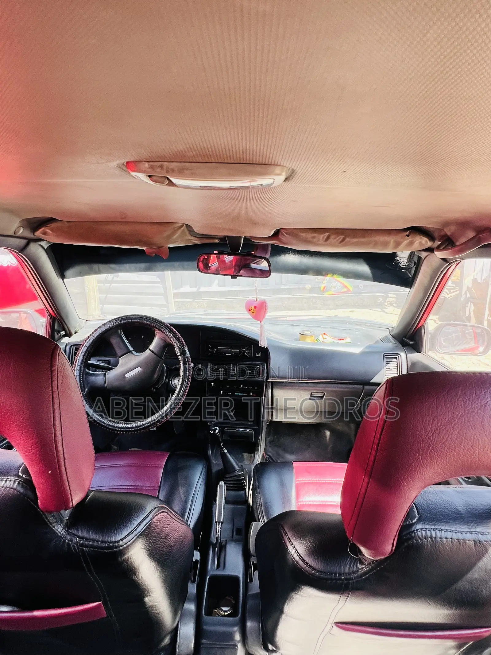 Toyota Corolla Sedan 1989 Red