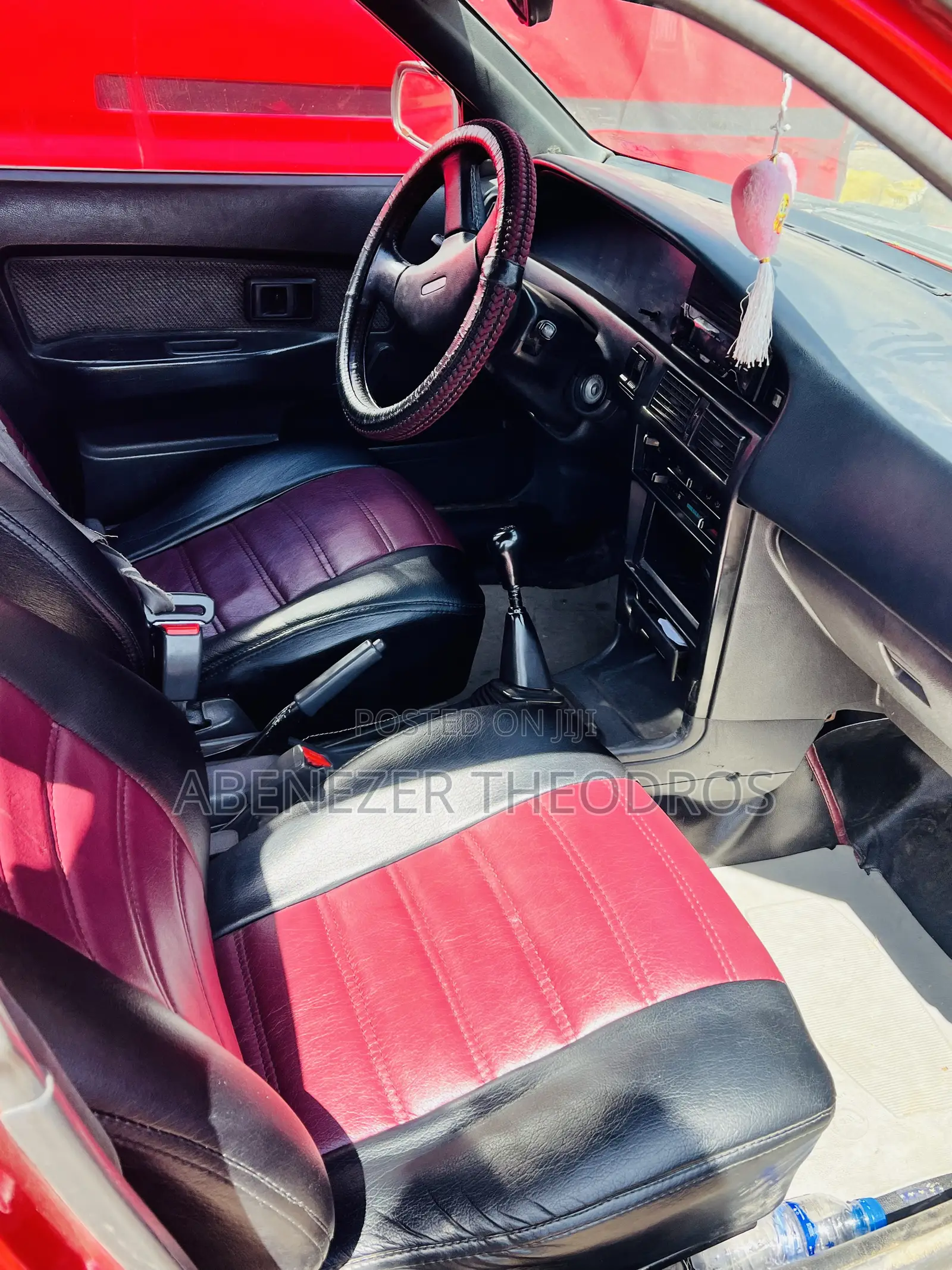 Toyota Corolla Sedan 1989 Red