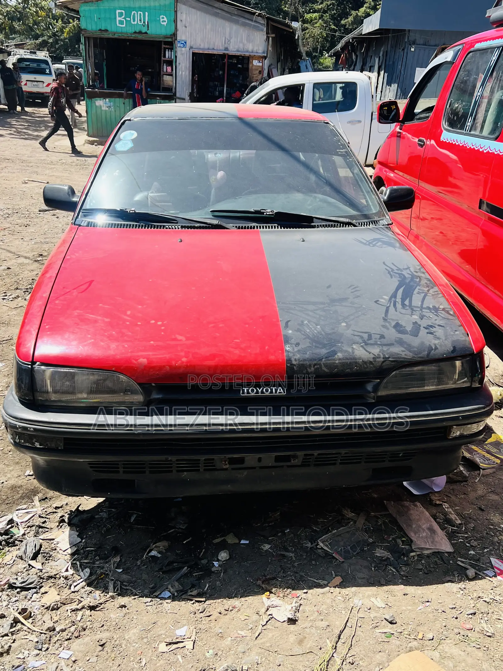 Toyota Corolla Sedan 1989 Red