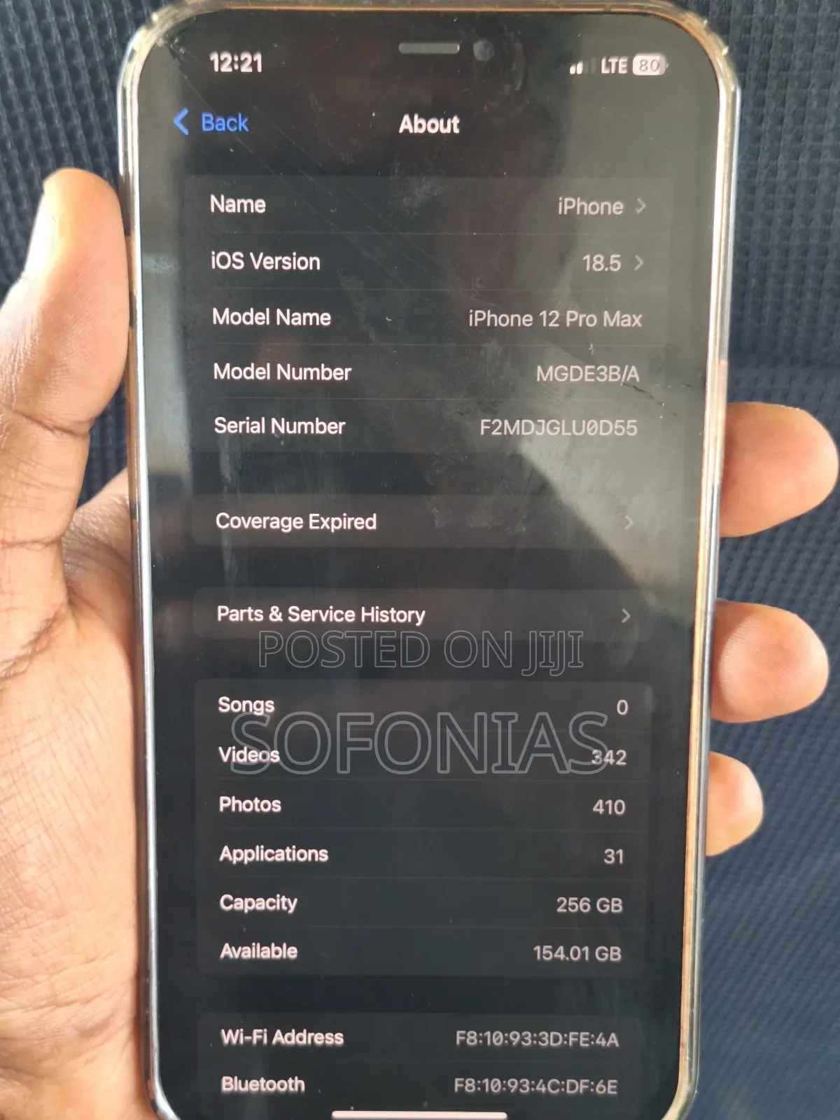 Apple iPhone 12 Pro Max 256 GB Black