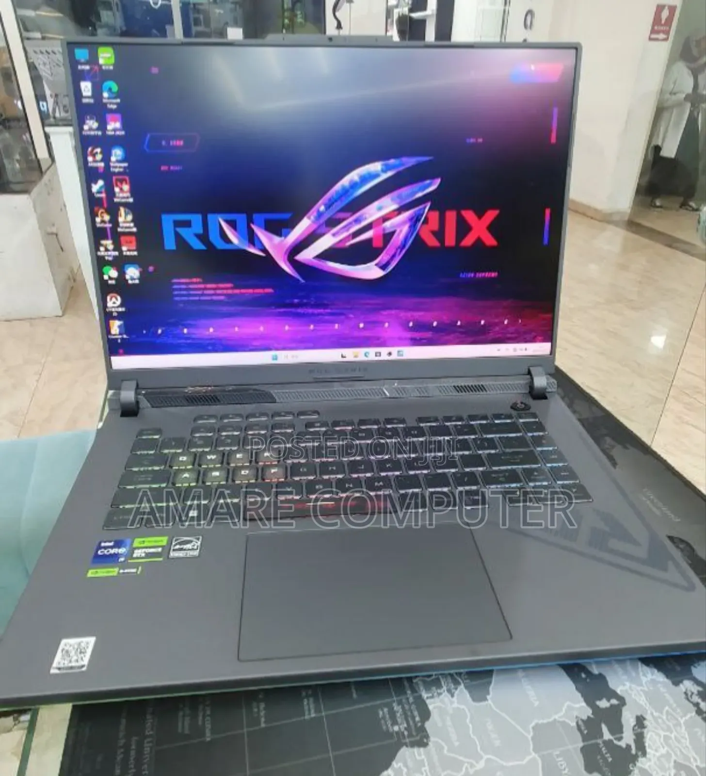 New Laptop Asus ROG Strix G16 G614 16GB Intel Core I9 SSD 1T