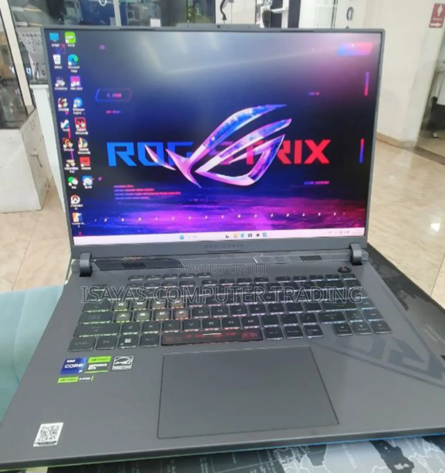 New Laptop Asus ROG Strix G16 G614 16GB Intel Core I9 SSD 1T