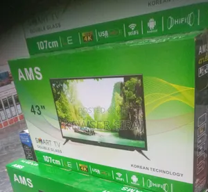 Photo - Ams Tv 43inch Smart 10 Years Warranty Free Delivery