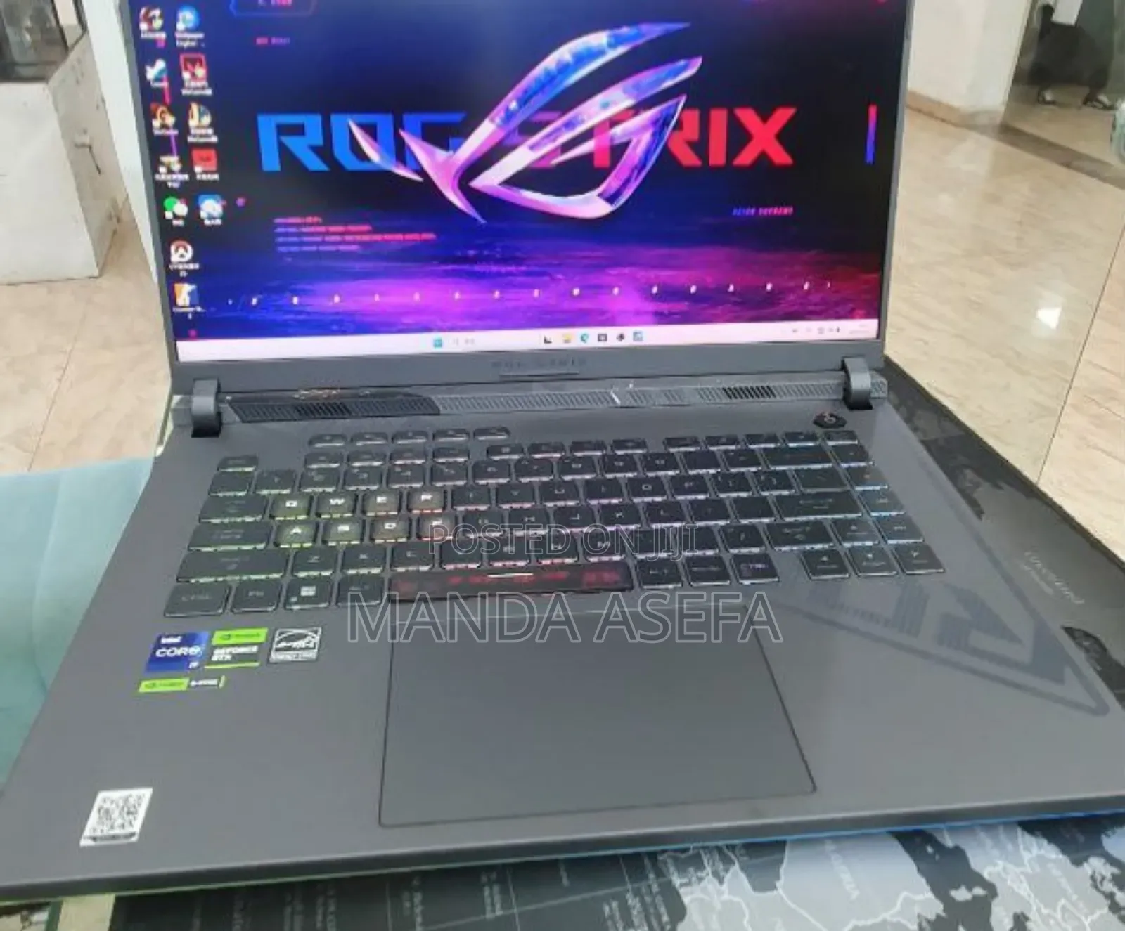 New Laptop Asus ROG Strix G16 G614 16GB Intel Core I9 SSD 1T