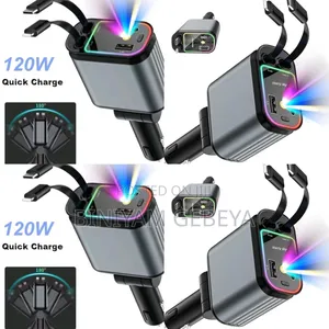 Original Fast Car Charger የሚያምር Star Light መብራት ስልኮትን በደቂቃዎች የሚሞላ