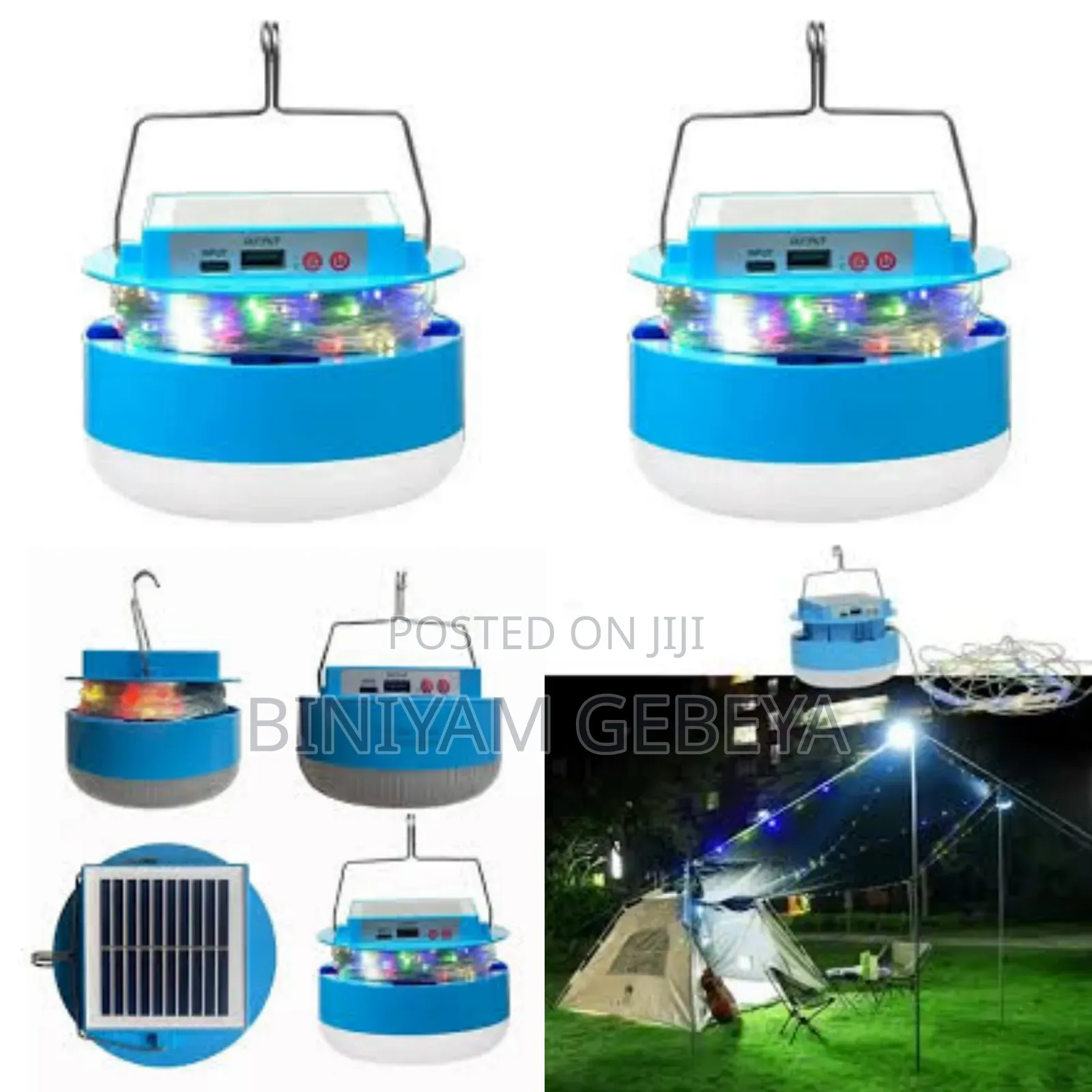 New Smart Portable Solar Led Woth Strip Light