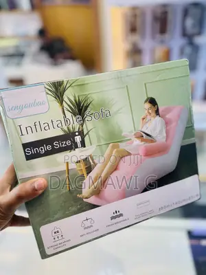 Photo - Portable Single Size Air Sofa/Lounger