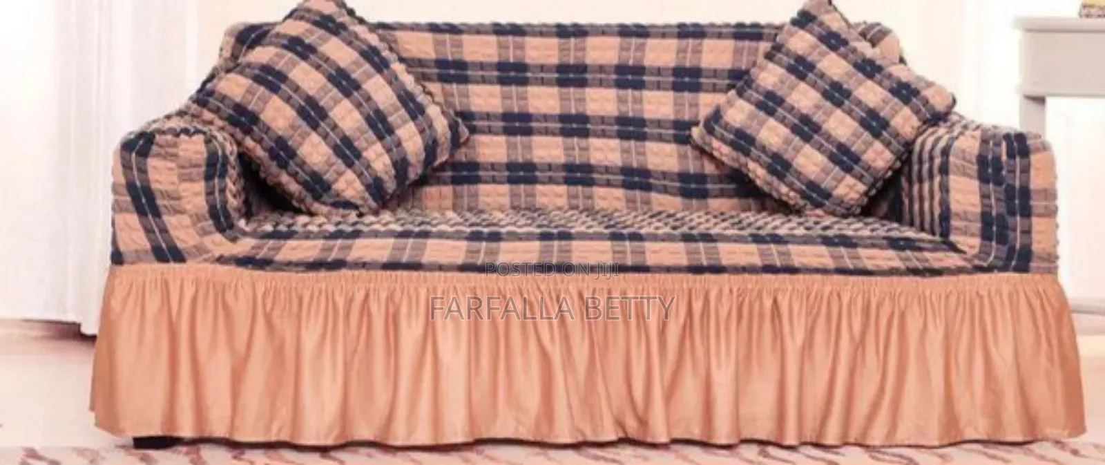 Curly New Strech Sofa Cover