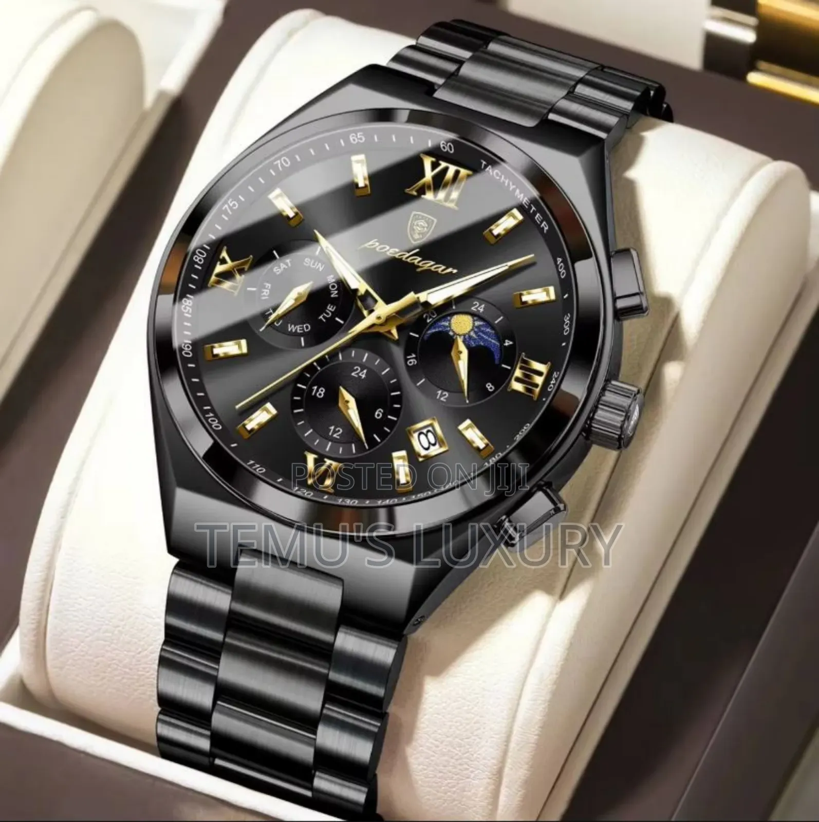 Poedagar 688 Luxury Men’S Chronograph Watch