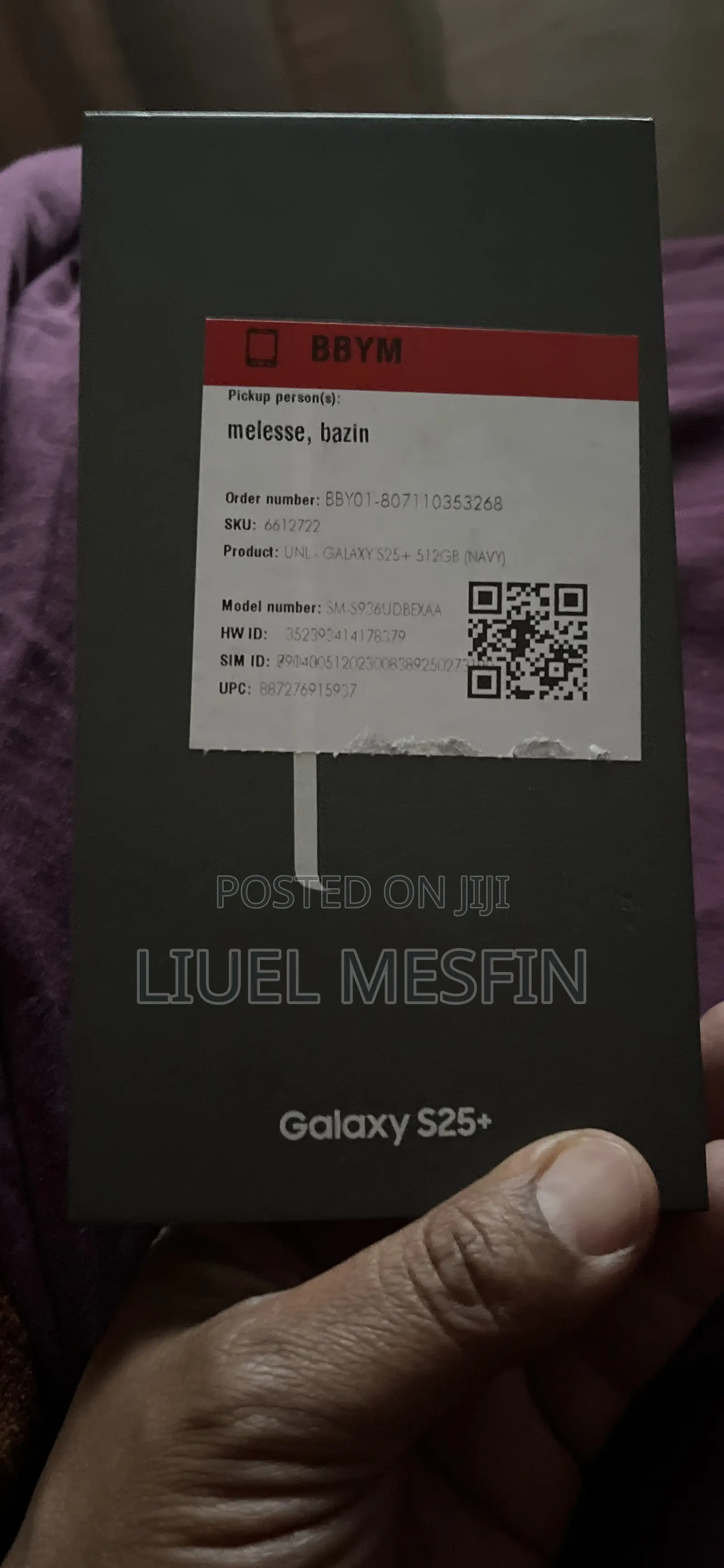 New Samsung Galaxy S25+ 512 GB