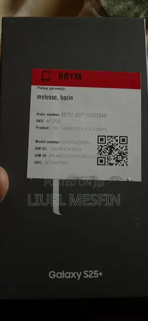 New Samsung Galaxy S25+ 512 GB
