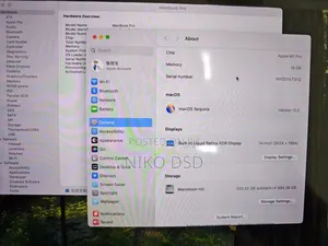 New Laptop Apple MacBook Pro M1 16GB Apple M1 Pro SSD 500GB