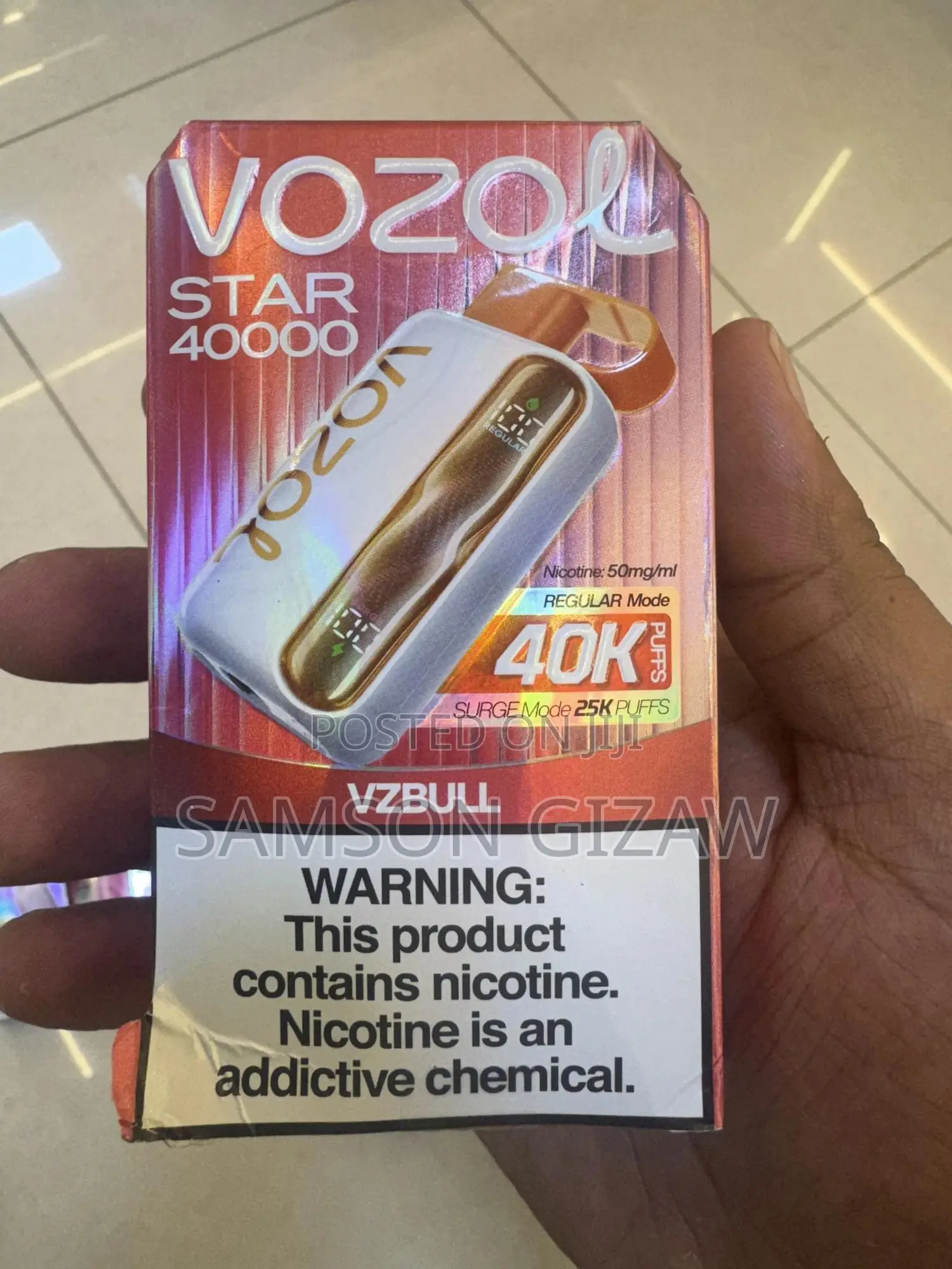 Vapes(Vozol) Peach Ice 20000 40000puff