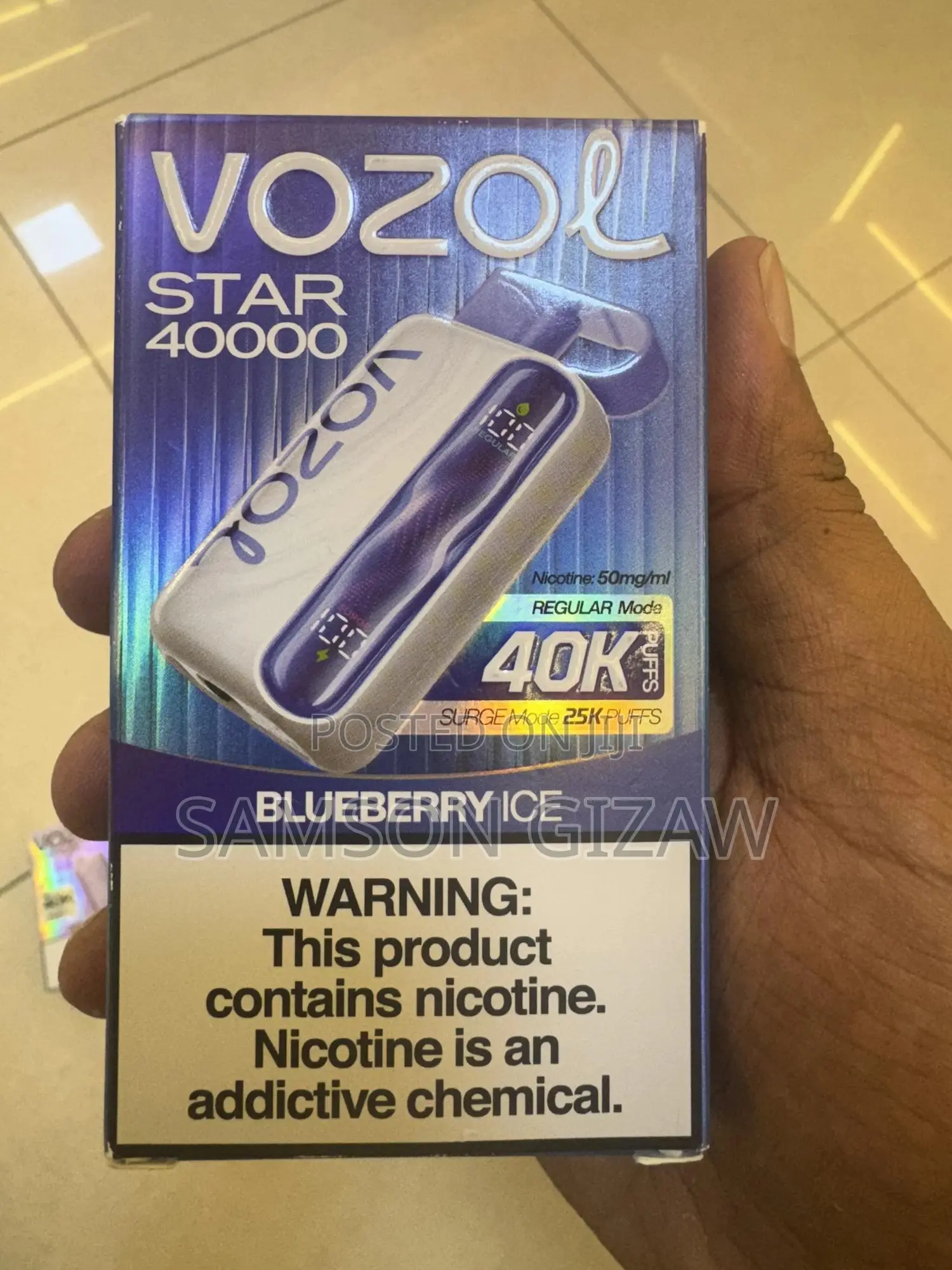 Vapes(Vozol) Peach Ice 20000 40000puff