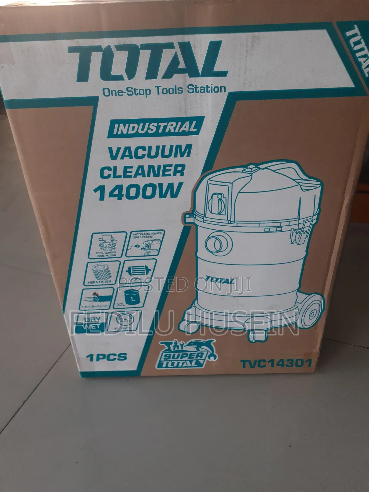 Total Vaccum Cleaner 30l 1400w ▣ Specifications ➻ Voltage 23