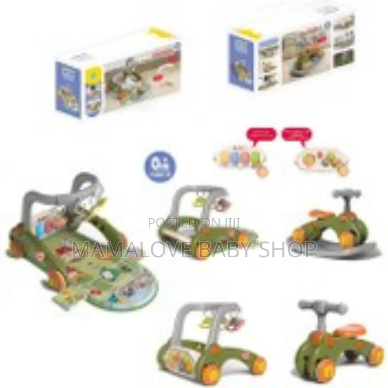 Baby Musical Walker 6in1 የህጻን መለማመጃ 2ኢን1 እንቅስቃሴ