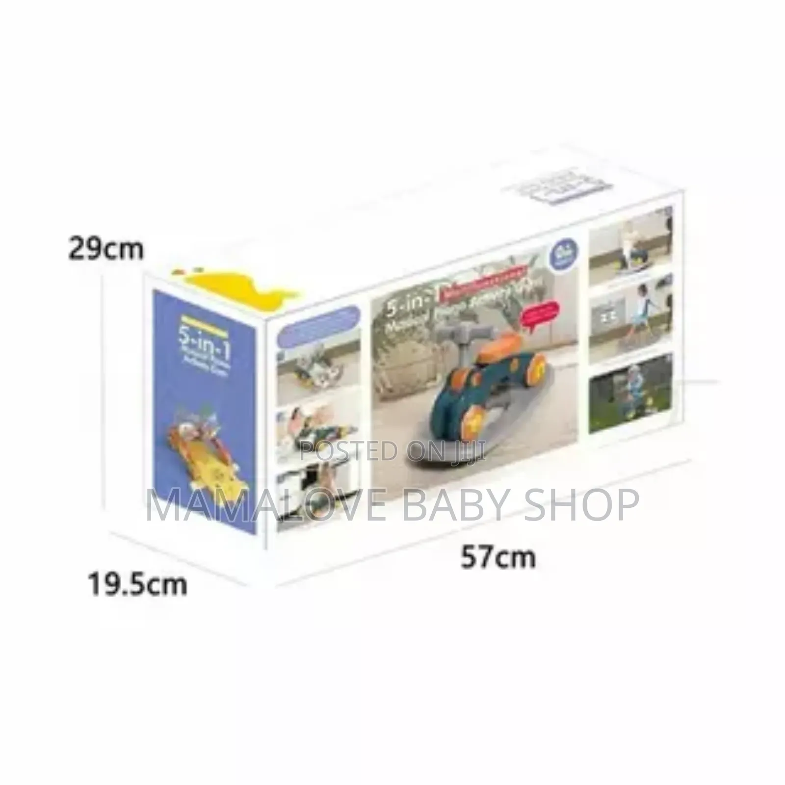 Baby Musical Walker 6in1 የህጻን መለማመጃ 2ኢን1 እንቅስቃሴ