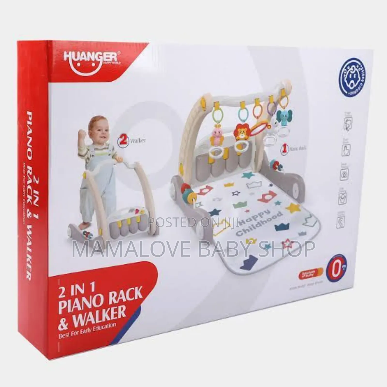 2 In 1 Baby Piano Rack Walker