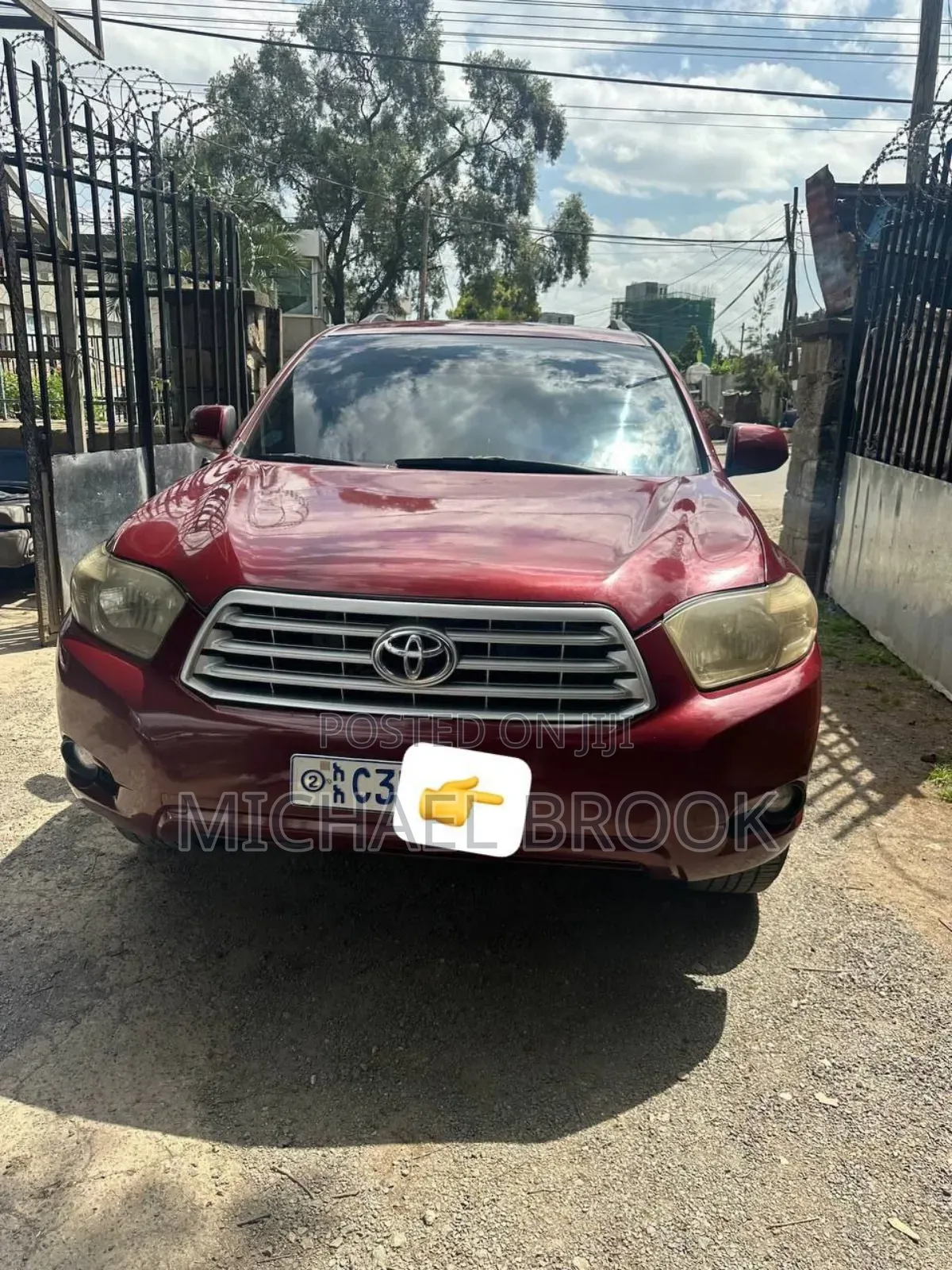 Toyota Highlander 2008 Burgundy