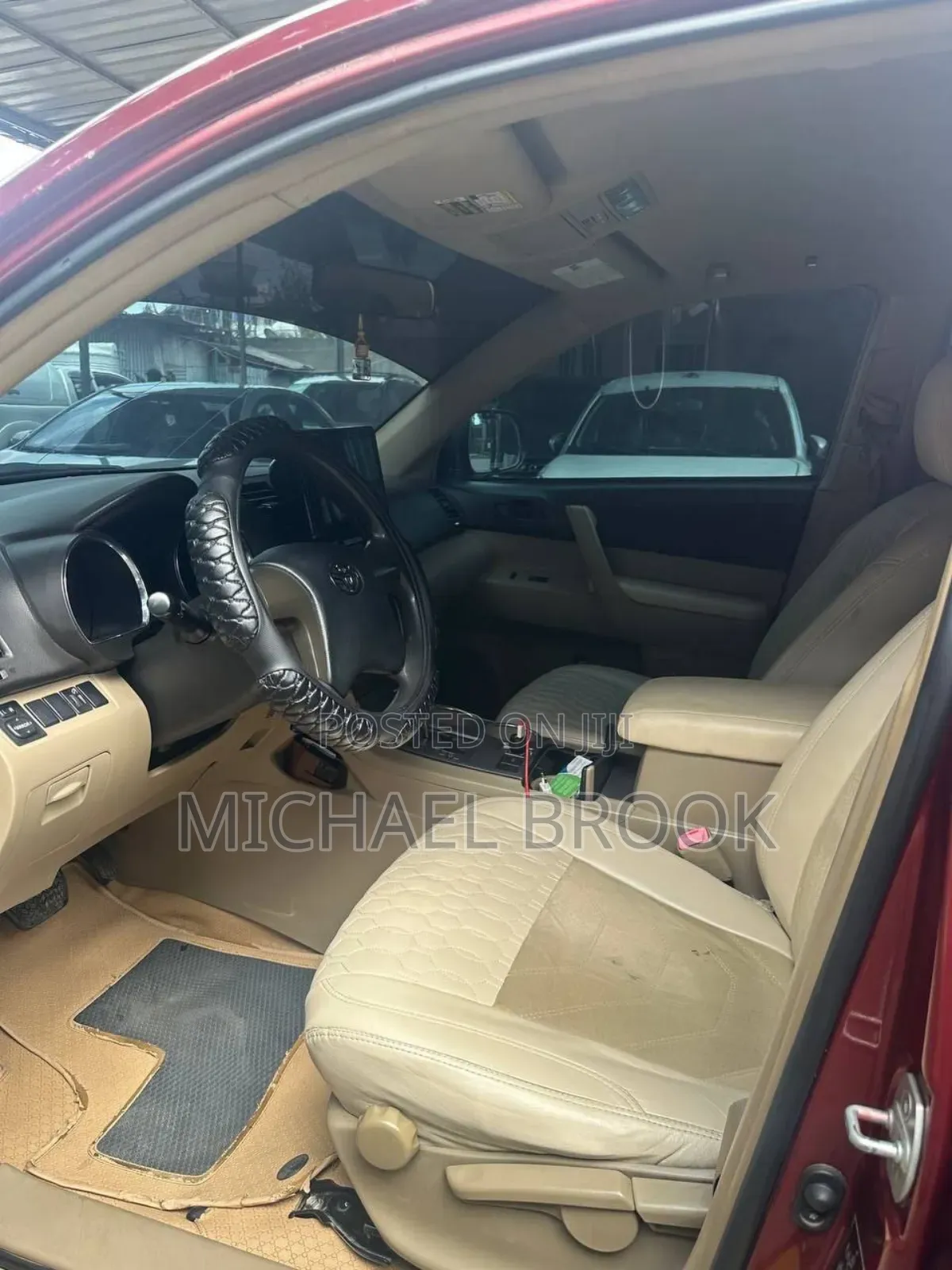 Toyota Highlander 2008 Burgundy