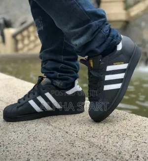 Adidas Superstar Old School High Master Quality Flat Lather Shoes