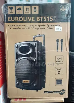 Photo - Eurolive 15" Speakers Model : Bt 155d 3000