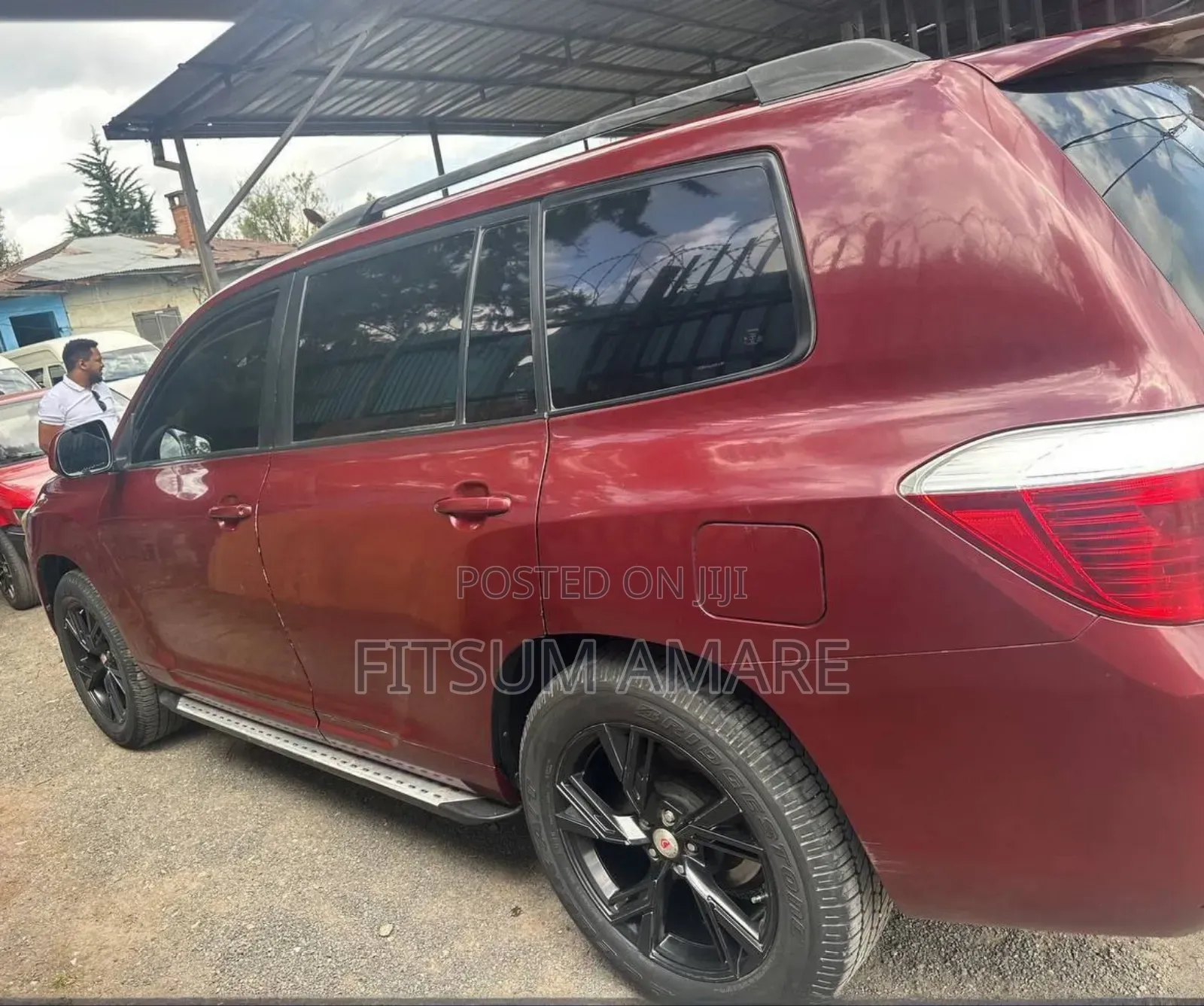 Toyota Highlander 2008 Burgundy